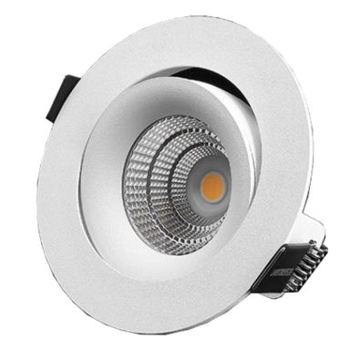 Designlight P-1603530 Downlight 7 W, ställbar, vit