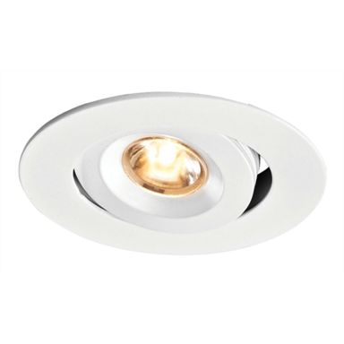 Maxel 2812 Downlight vit strukturlack, 1.2W, 3000K
