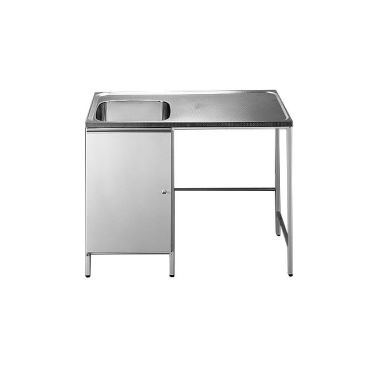 Contura CAB 12 Tvättbänk vit, med plats för tvättmaskin