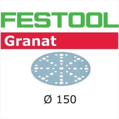 Festool STF GR Hiomapaperi 150 mm, 48-reikäinen, 10 kpl, P180