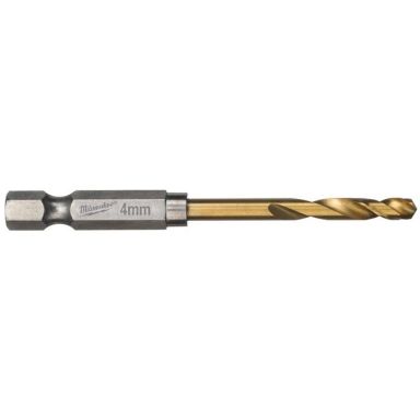 Milwaukee SHOCKWAVE Red Hex HSS-G TIN Metallbor 2-pakning