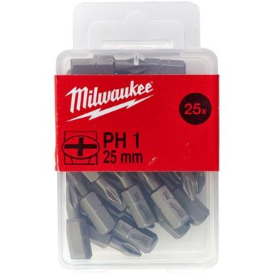 Milwaukee PH1 Bits 25-pakning