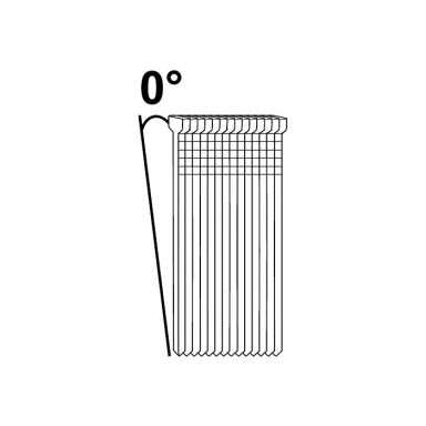 ESSVE F18 FZB Dykkert 0°, 2500-pakning