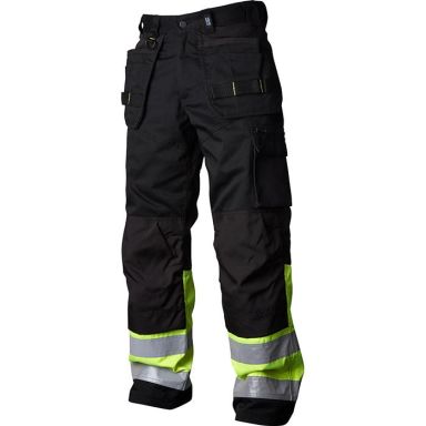 Vidar Workwear V500451D104 Hantverksbyxa svart/gul
