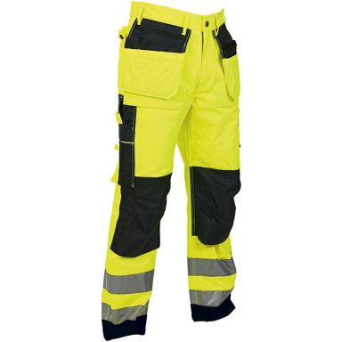 Vidar Workwear V500115D100 Hantverksbyxa gul/svart