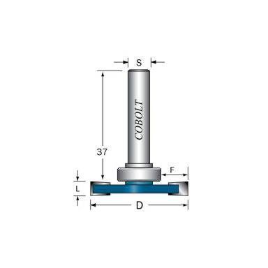 Cobolt 213-015 Skivnotfräs utan lager