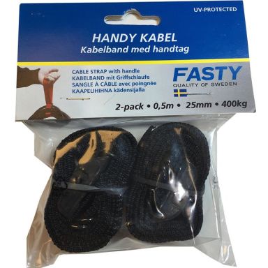 Fasty 162 Kabelband Svart