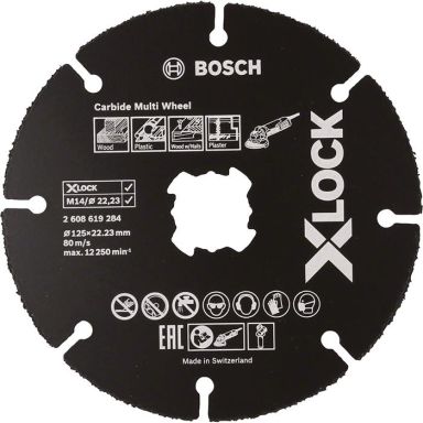 Bosch Carbide Multi Wheel Kapskiva med X-LOCK