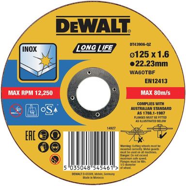 Dewalt DT43906 Kappskive thin cutting