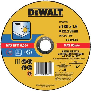 Dewalt DT43908 Kappskive thin cutting