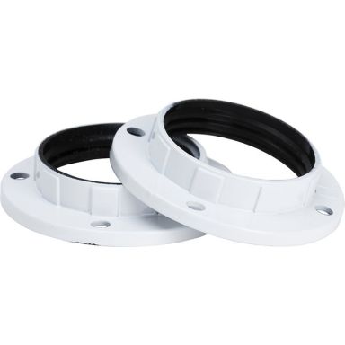 Gelia 4079790322 Skärmring E14, vit, 2-pack