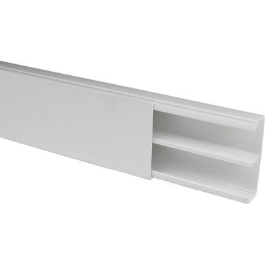Plasfix 3604-2G Kabelkanal skruvfastsättning, med lock, 2 m