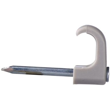 Schneider Electric TC 2106003 Spikclips för flat ledning, natur, 100-pack