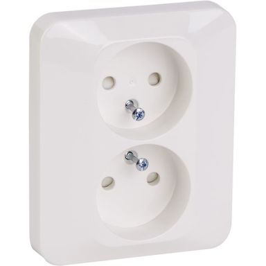 Schneider Electric Trend 183029100 Vekkuttak hvit