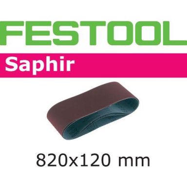 Festool SA Slipband för CMB120, 820x120mm, 10-pack