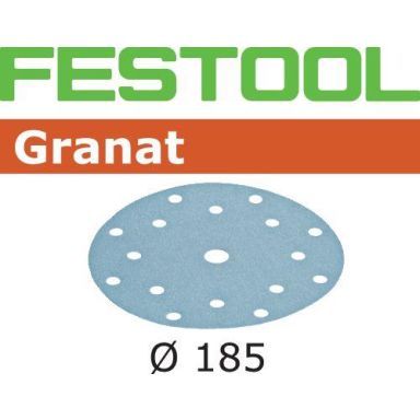 Festool STF GR Slippapper 185mm, 16-hålat, 50-pack