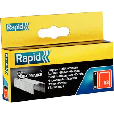 Rapid Nr 53 Fintrådstift Stål 2500-pakn.