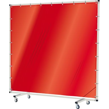 Industridraperier Björndraperiet 104025 Sveiseskjerm med hjul, 3 x 2 m, transparent