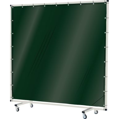 Industridraperier Björndraperiet 104004 Sveiseskjerm med hjul, 2 x 2 m, transparent