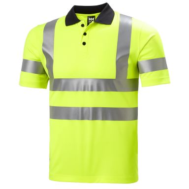 Helly Hansen Workwear Addvis Polo Pikéskjorte varsel, gul, stretch-refleks