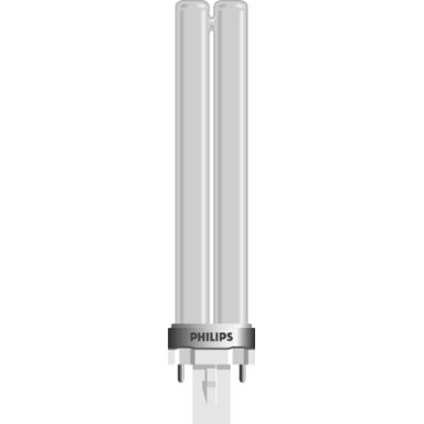 Philips Master PL-S Kompaktlysrör 9 W, 2-stifts