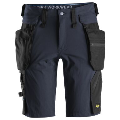 Snickers 6108 LiteWork Shorts marinblå/svart