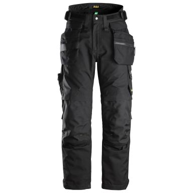 Snickers 6580 FlexiWork Vinterbyxa svart, GORE-TEX