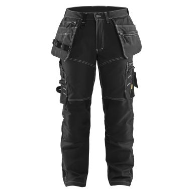 Blåkläder 179013709900D96 Håndverksbukse med stretch, svart