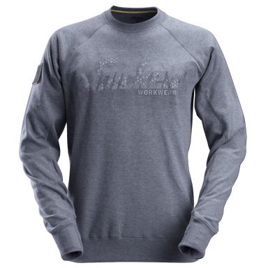 Snickers 2882 Sweatshirt grå-/blåmelert