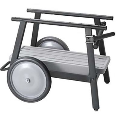 Ridgid 150A Jalusta pyörillä ja hyllyllä