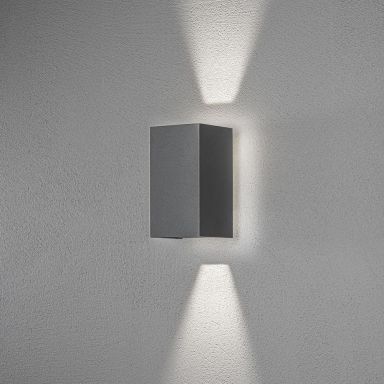 Konstsmide Cremona Väggarmatur LED, mörkgrå