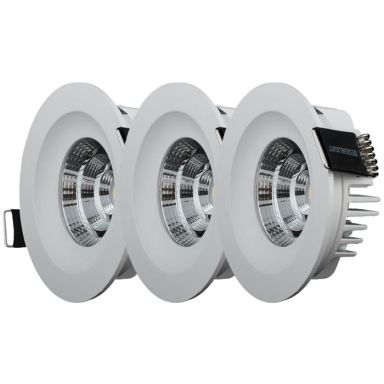 Designlight QB-305MW Downlight fast, 3-pakning