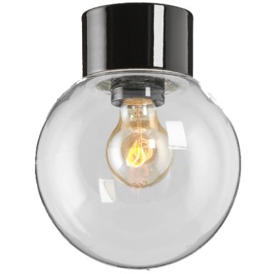 Ifö Electric Classic Glob 180 Takarmatur IP54, rak, E27, rak