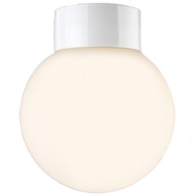 Ifö Electric Classic Glob 200 Takarmatur IP54, rak, E27, opal