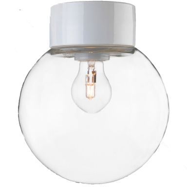 Ifö Electric Classic Glob 200 Takarmatur IP54, rak, E27, rak