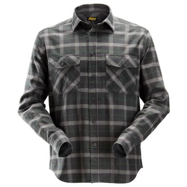 Snickers 8516 AllroundWork Flanellskjorta grårutig