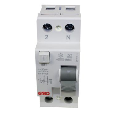 Garo 110087 Jordfeilbryter 30 mA, 2-polet, 6 kA