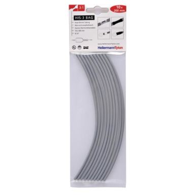 Hellermann Tyton HIS-3 Bag 3/1 Krympslang 3/1 x 200 mm, 10-pack