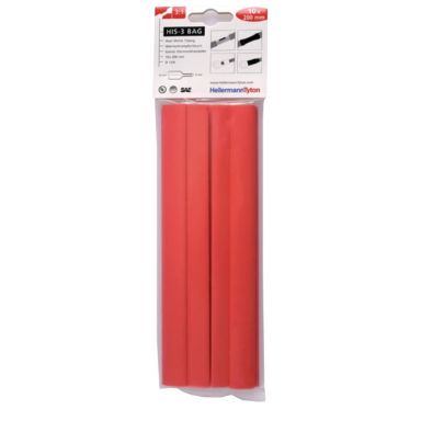 Hellermann Tyton HIS-3 Bag 12/4 Krympslang 12/4 x 200 mm, 10-pack