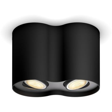 Philips Hue Pillar Spotlight dobbelt, 5,5 W LED, GU10