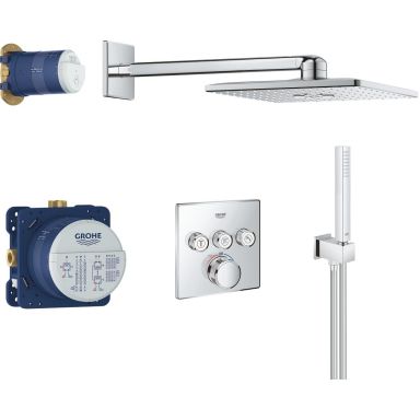 Grohe Grohtherm SmartControl Kattosuihkusarja Rainshower Smartactive 310:llä