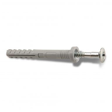 Heco 9601257 Spikerplug med krage, galvanisert, 5-pakning