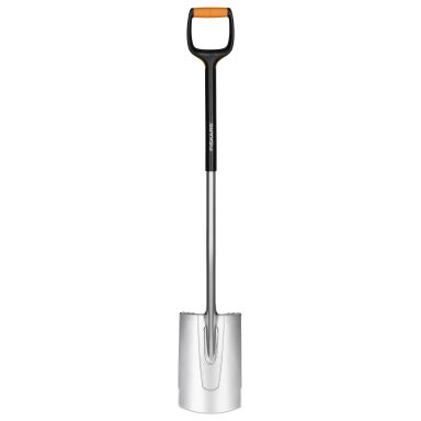 Fiskars Xact Kantspade halvrundad, stål/fibercomp