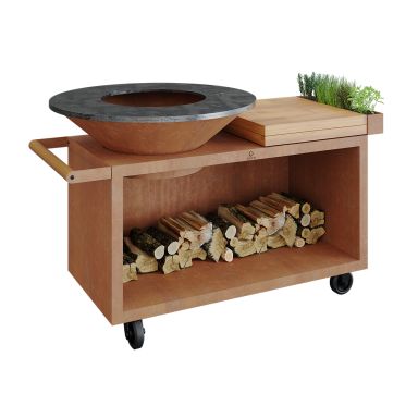 OFYR Island Corten 100 PRO TW Grillbord cortenstål