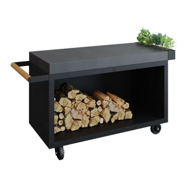 OFYR Mise en Place Table Black 135 PRO CD Arbetsbord 135x65cm