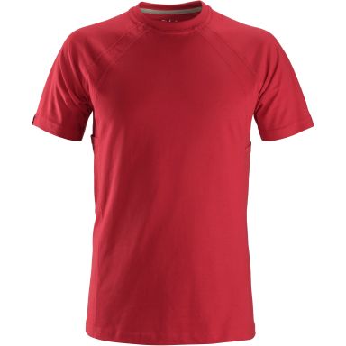 Snickers 2504 T-skjorte chili, med MultiPockets