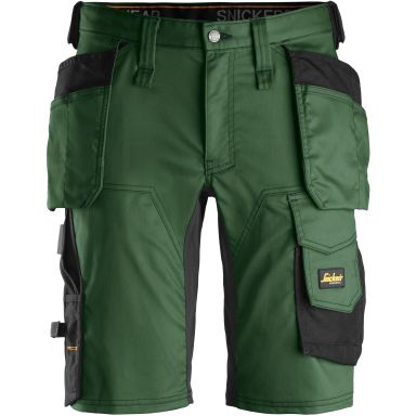 Snickers 6141 AllroundWork Shorts skoggrønn / svart