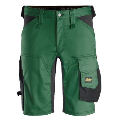 Snickers 6143 AllroundWork Shorts skoggrønn / svart