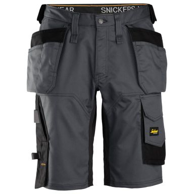 Snickers 6151 AllroundWork Shorts stålgrå/svart