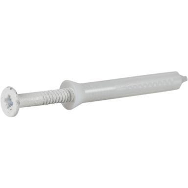 ESSVE 511343 Naulatulppa 5 mm Ø, valkoinen, laipallinen